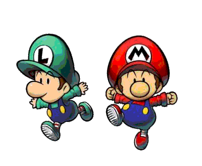 La phrase en image  - Page 2 Babyluigi&babymario