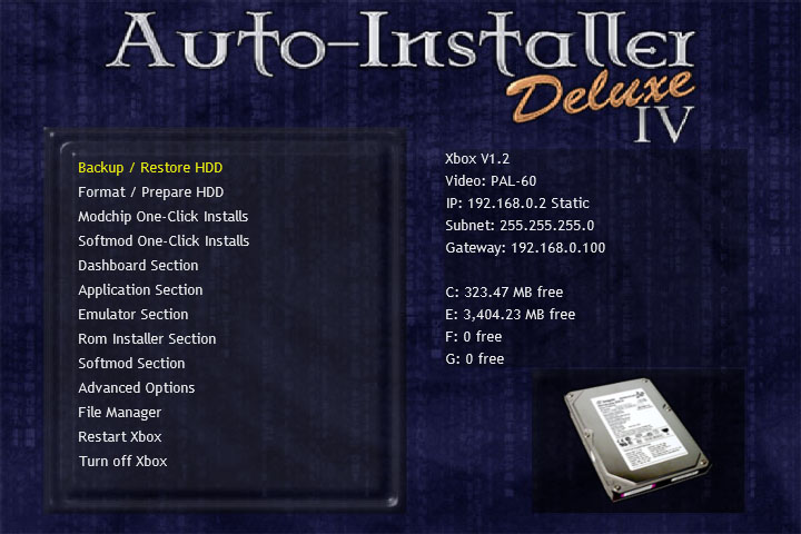 auto installer deluxe download to hdd